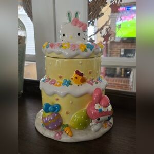 Hello Kitty Easter Birthday Cake Cookie Jar By Bluesky Clayworks birthday girl
